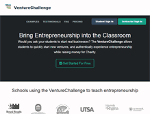 Tablet Screenshot of onlineventurechallenge.com